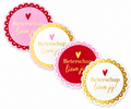 Set 4 stickers - Beterschap lieve jij