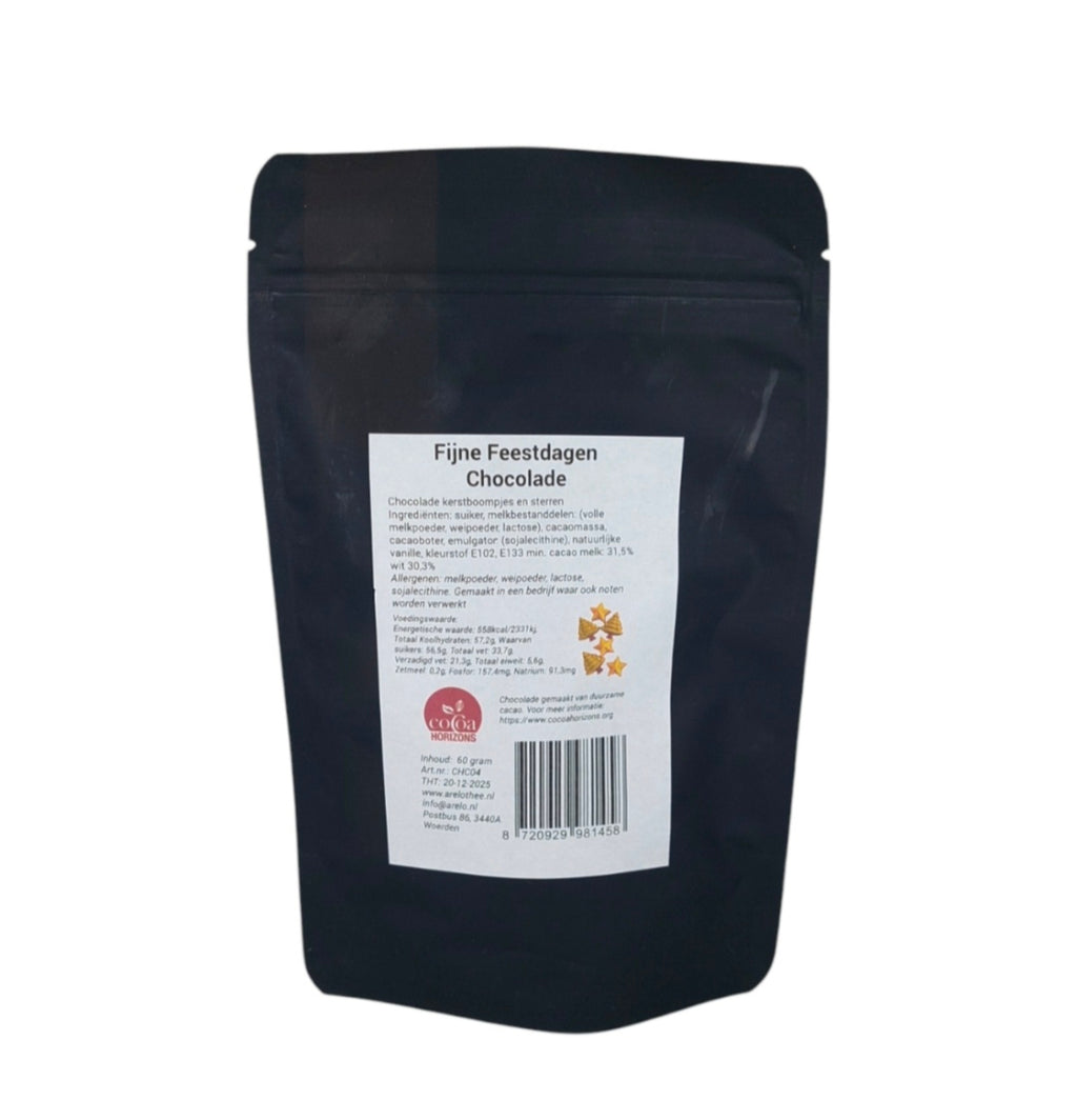 Fijne Feestdagen chocola