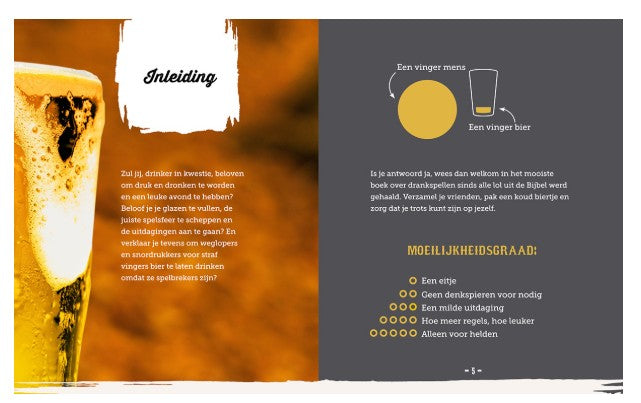 Het grote bierspelletjes handboek gevuld met hilarische spellen en uitdagingen inleiding