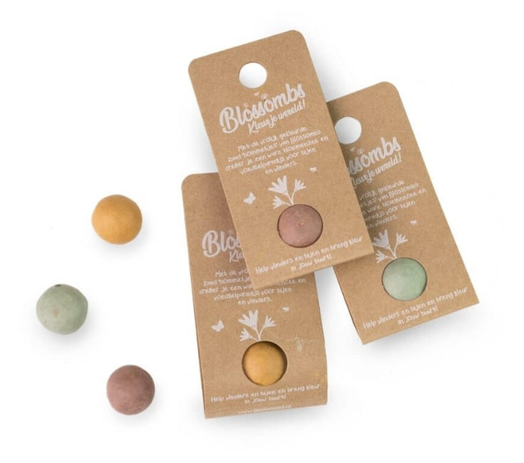 blossombs zaadbommetjes in blister