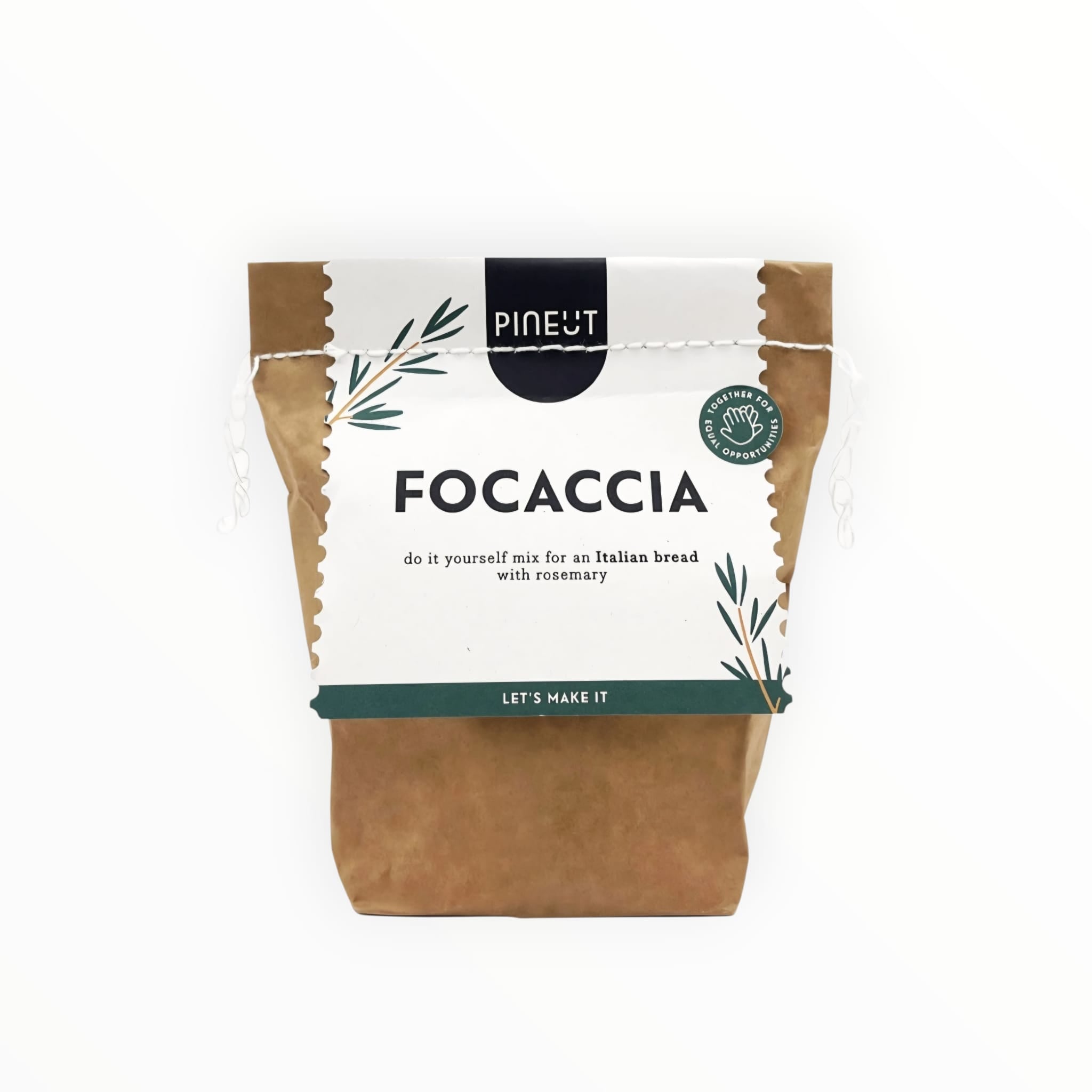 foccacia mix in bruine zak