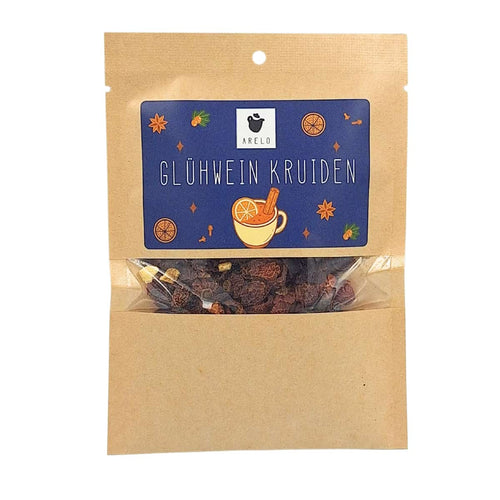 glühwein kruiden in een bruine zak