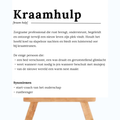 Tegel Kraamhulp – Origineel Cadeau voor de Kraamhulp