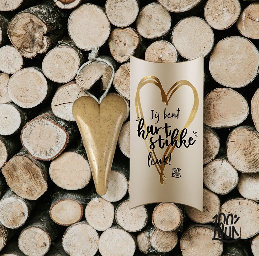 Hartzeep jij bent hartstikke leuk uit de verpakking