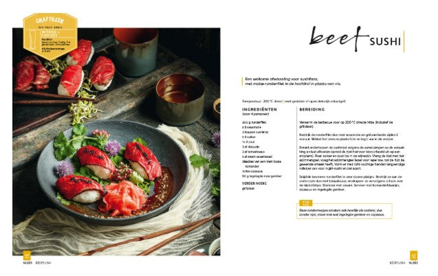 beef sushi recept uit kookboek barbecue en bier 