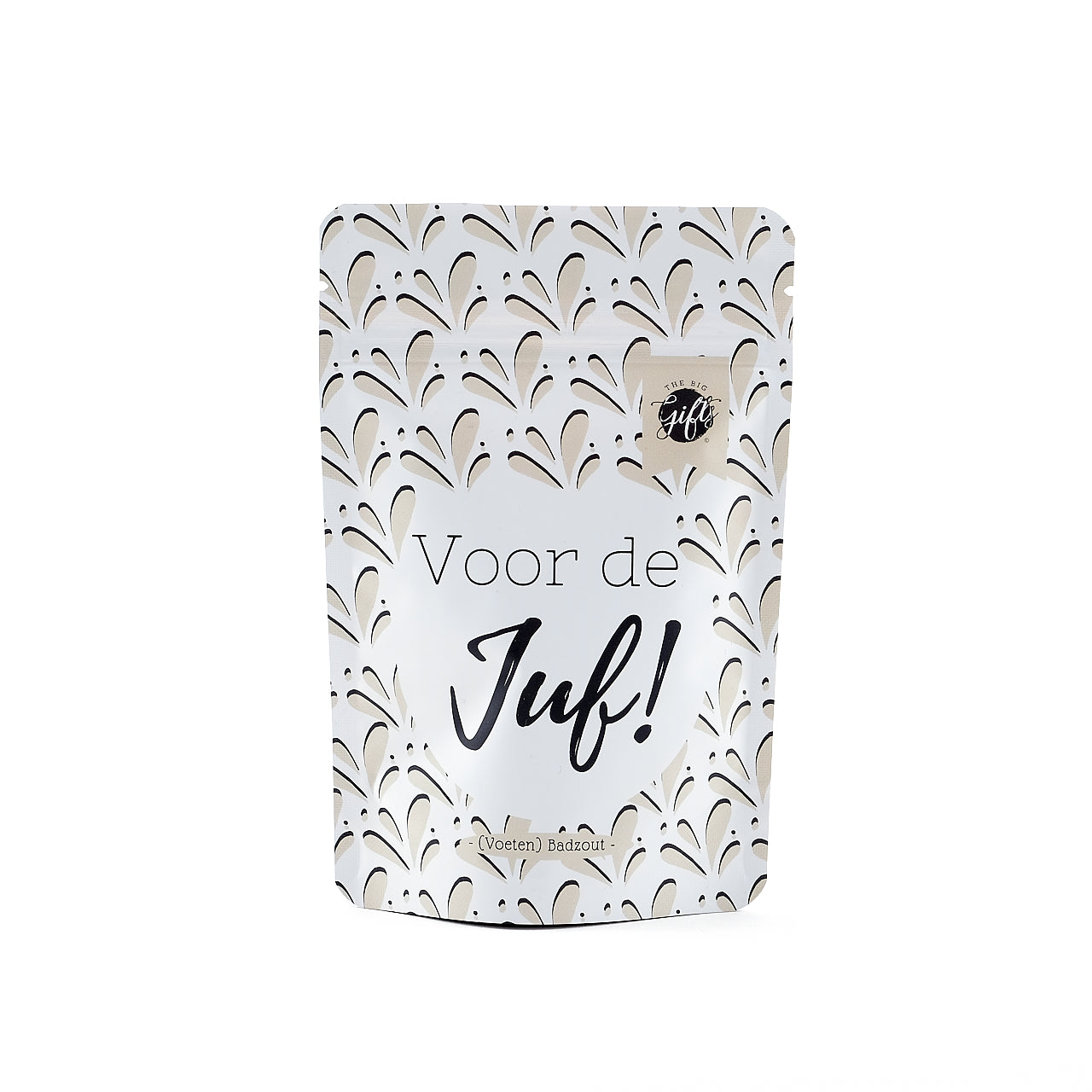 Himalaya badzout voor de juf in een zak. 