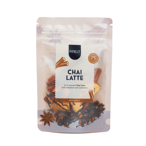 chai latte kruiden in een zak
