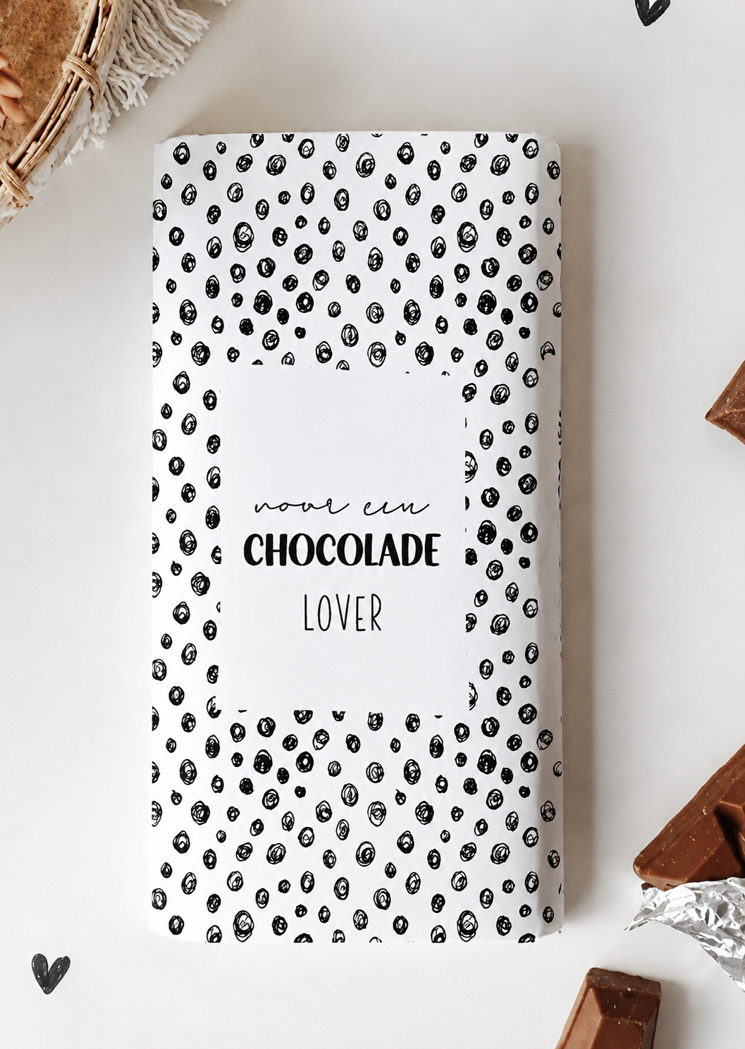 chocoladelover chocolade reep rechthoekig