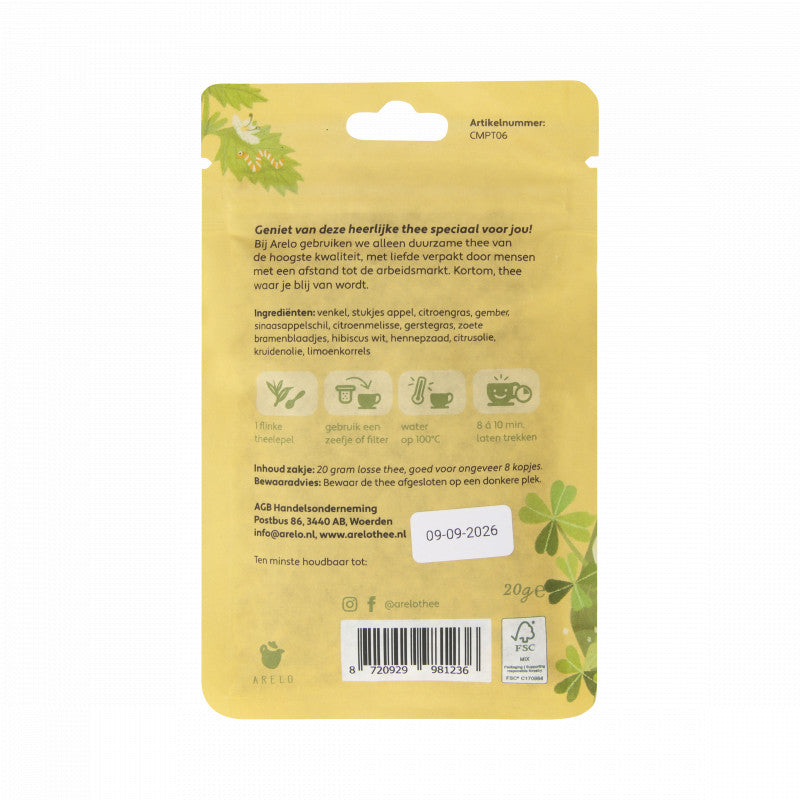 ingrediëntenlijst geluks thee