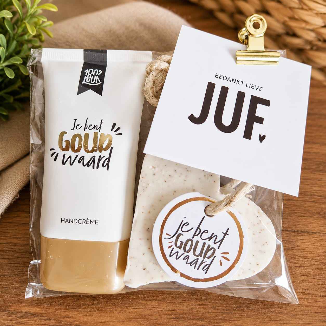 Giftset - Bedankt lieve juf