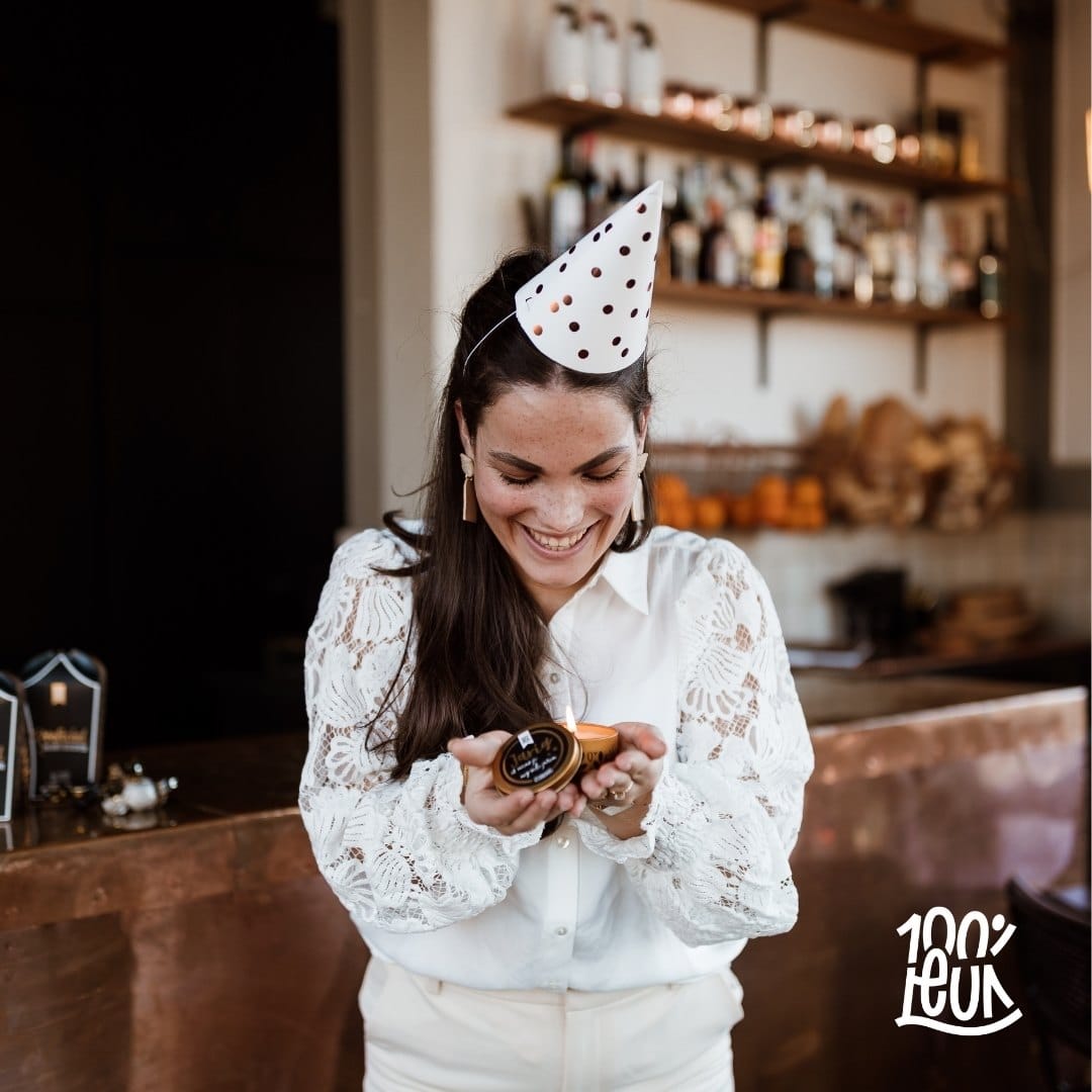 Scented candle - Birthday - Many happy returns