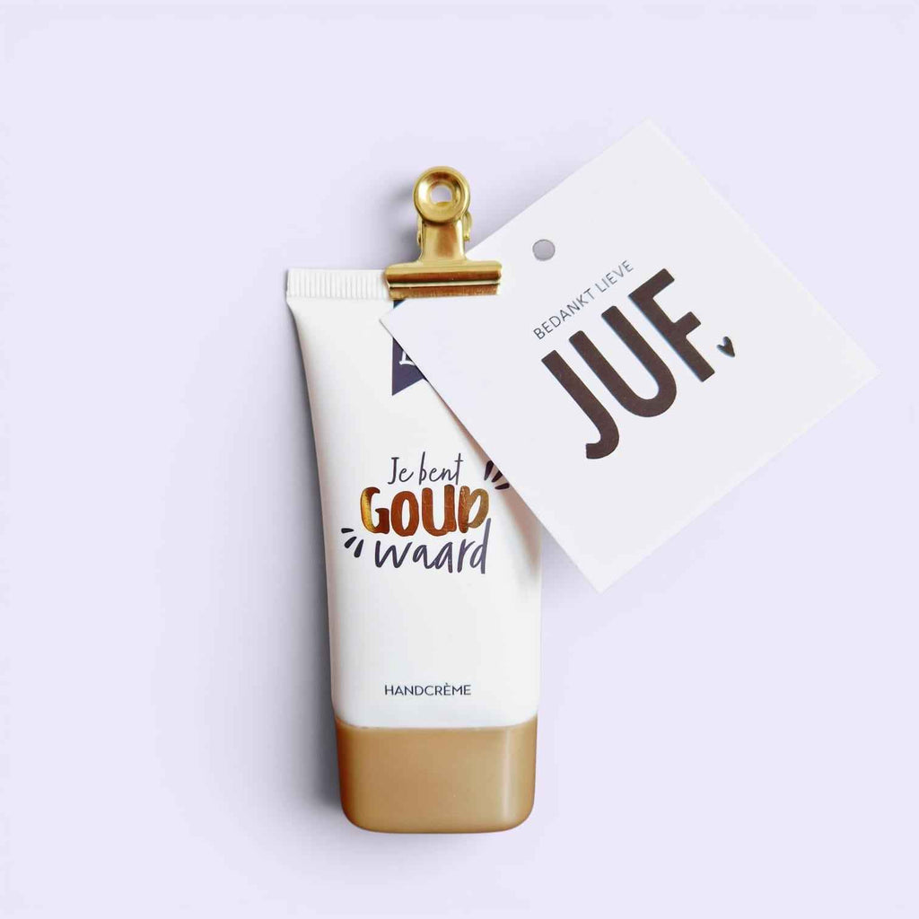 Cadeau juf - Je bent goud waard