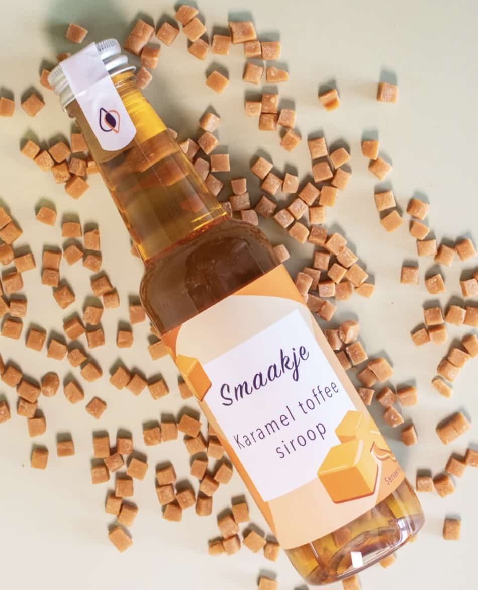 karamel toffee siroop van smaakje
