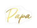 cadeaulabel met tekst papa