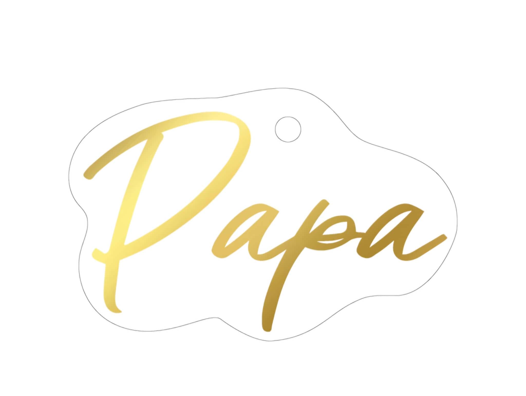 cadeaulabel met tekst papa