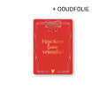 Cadeaukaartje -  Fijne Kerst Lieve Vriendin