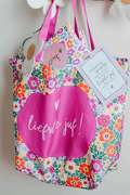 Canvas tas XL - Liefste Juf!