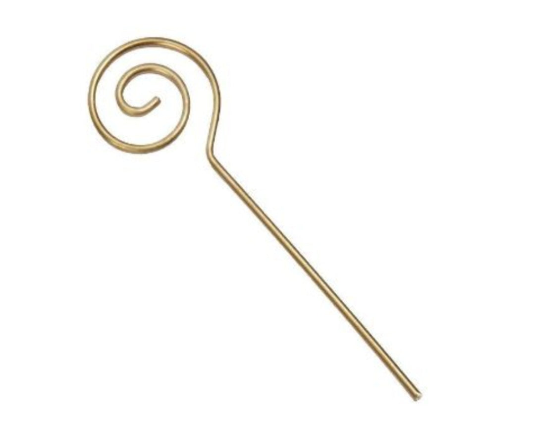 gouden sinterklaas staf