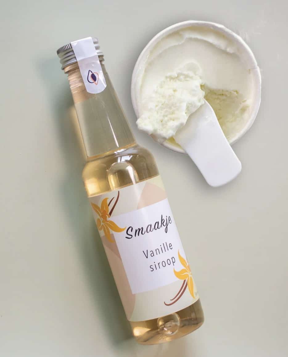 vanille siroop voor in de koffie