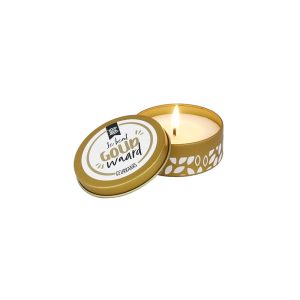 Geurkaarsje 'jij bent goud waard' wat door de brievenbus past