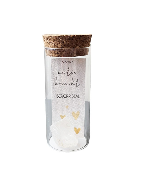 Wenspotje - Een potje kracht - Bergkristal