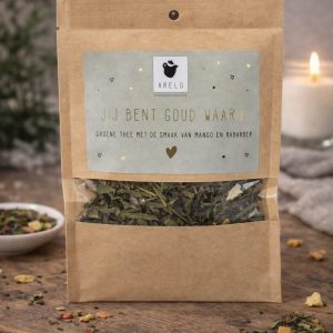 jij bent goud waard thee in zak